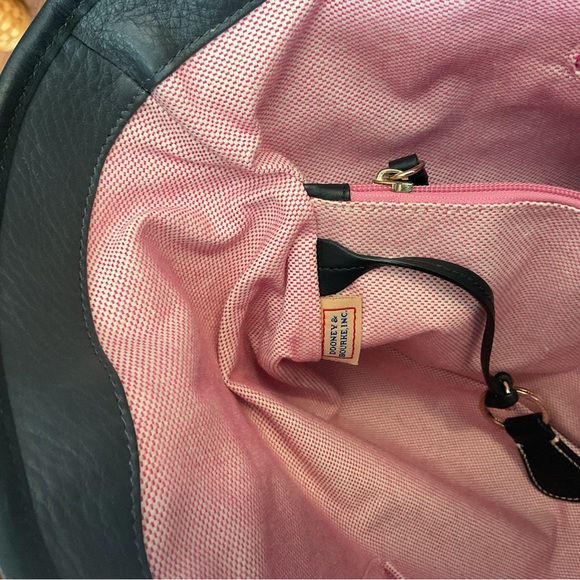 Dooney & Bourke Pebble Leather Dark Gray Tote w/ accessories - Picture 14 of 16